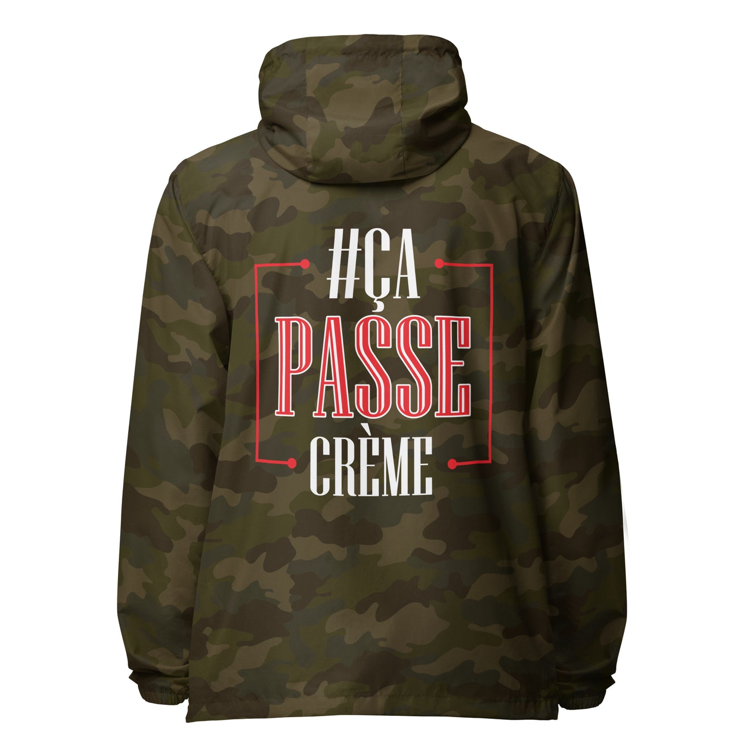 Ca Passe Creame lightweight zip up windbreaker