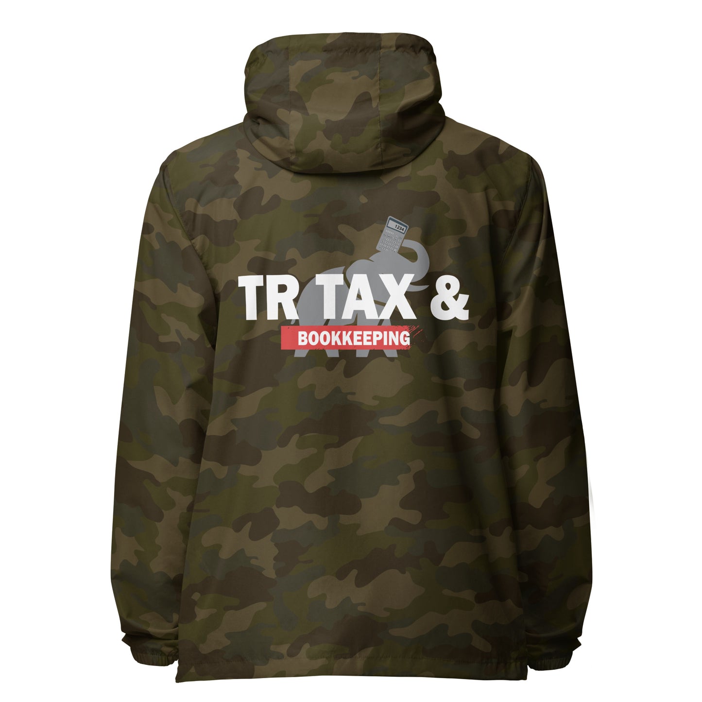 Tr Tax & Book keeping lightweight zip up windbreaker