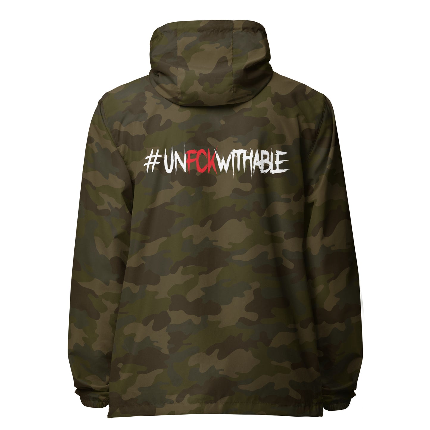 Unfckwithable lightweight zip up windbreaker