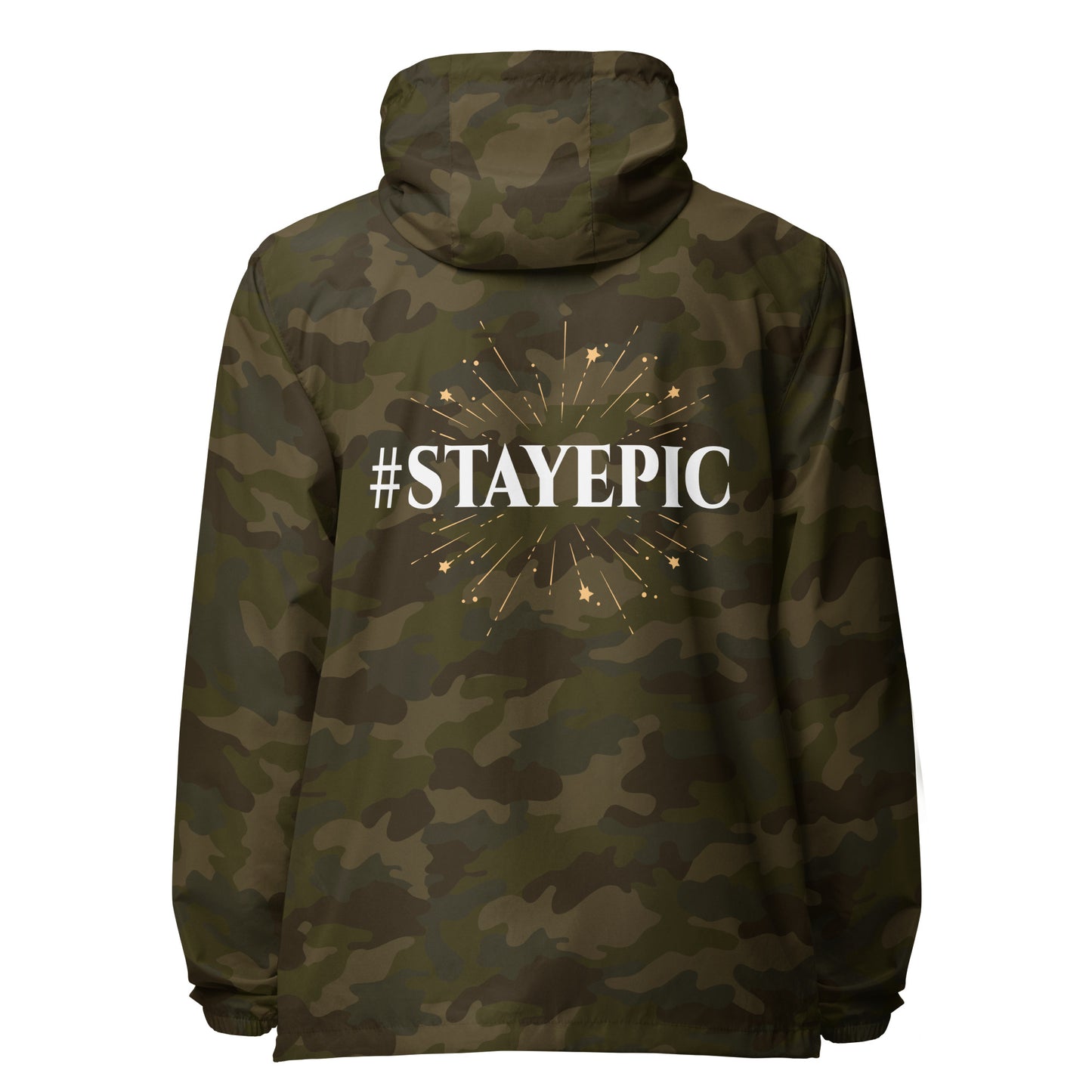 Stayepic lightweight zip up windbreaker