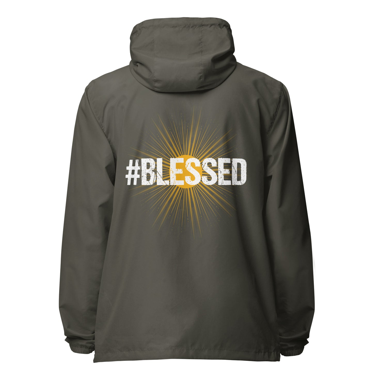 Blessed lightweight zip up windbreaker