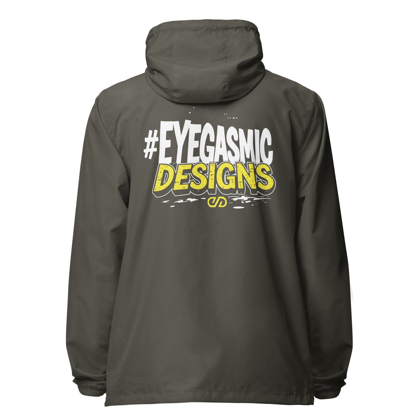 Eyegasmic Designs lightweight zip up windbreaker
