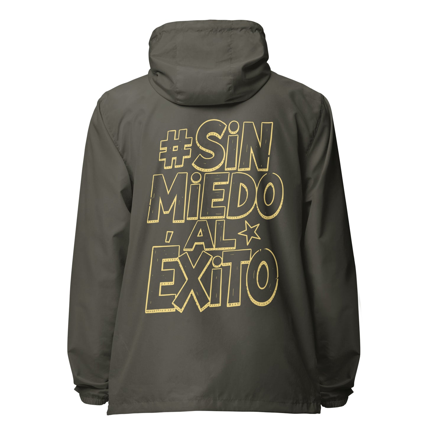 Sin Miedo Al Exito lightweight zip up windbreaker