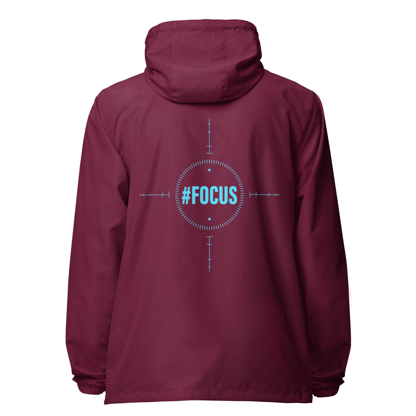 Focus lightweight zip up windbreaker