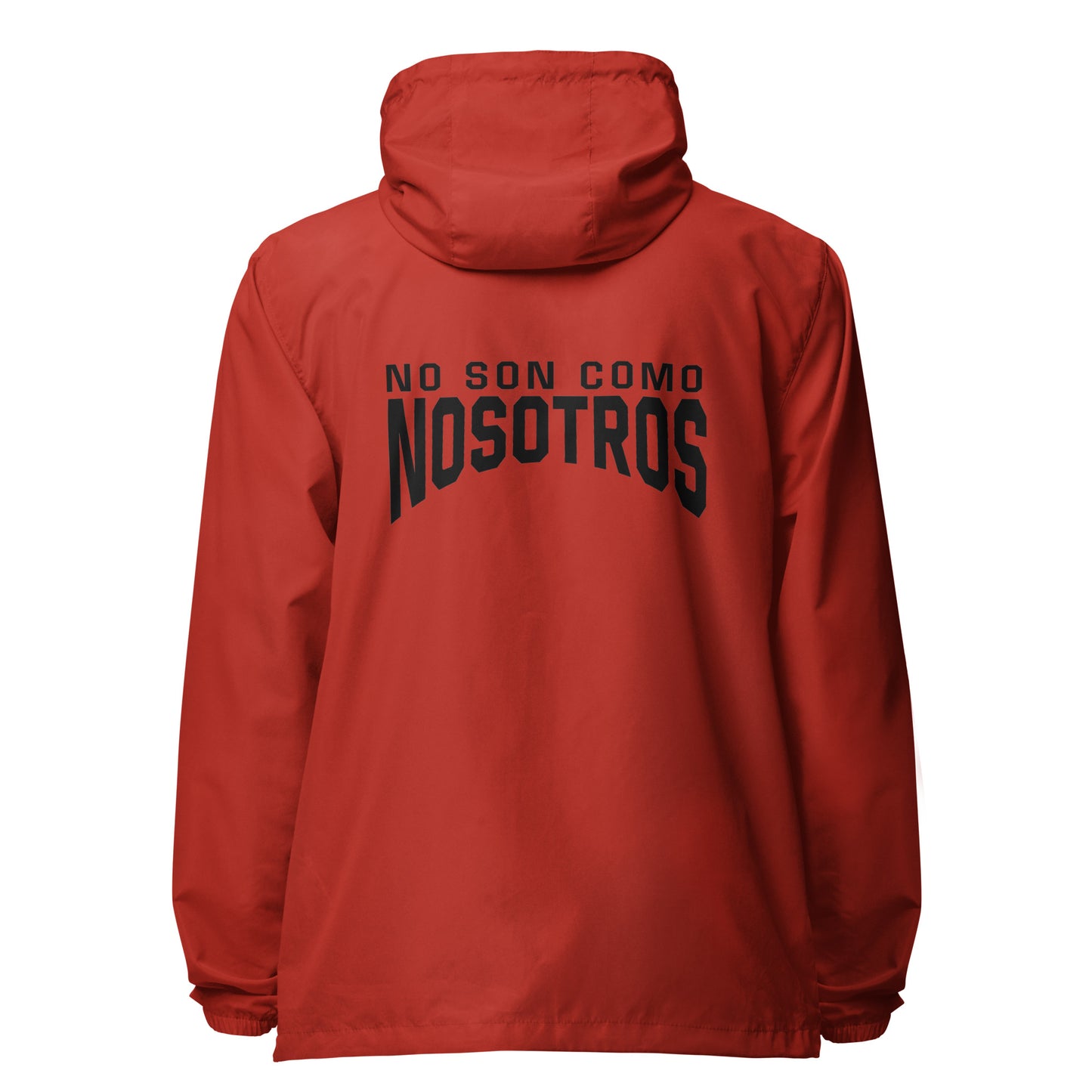 Non Son Como Nosotros Unisex lightweight zip up windbreaker