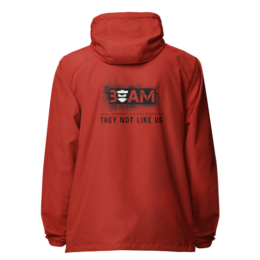 Beam They Not Like Us Unisex lightweight zip up windbreaker