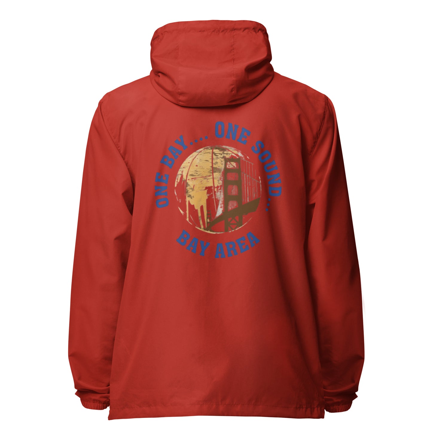 One Bay One Sound Unisex lightweight zip up windbreaker