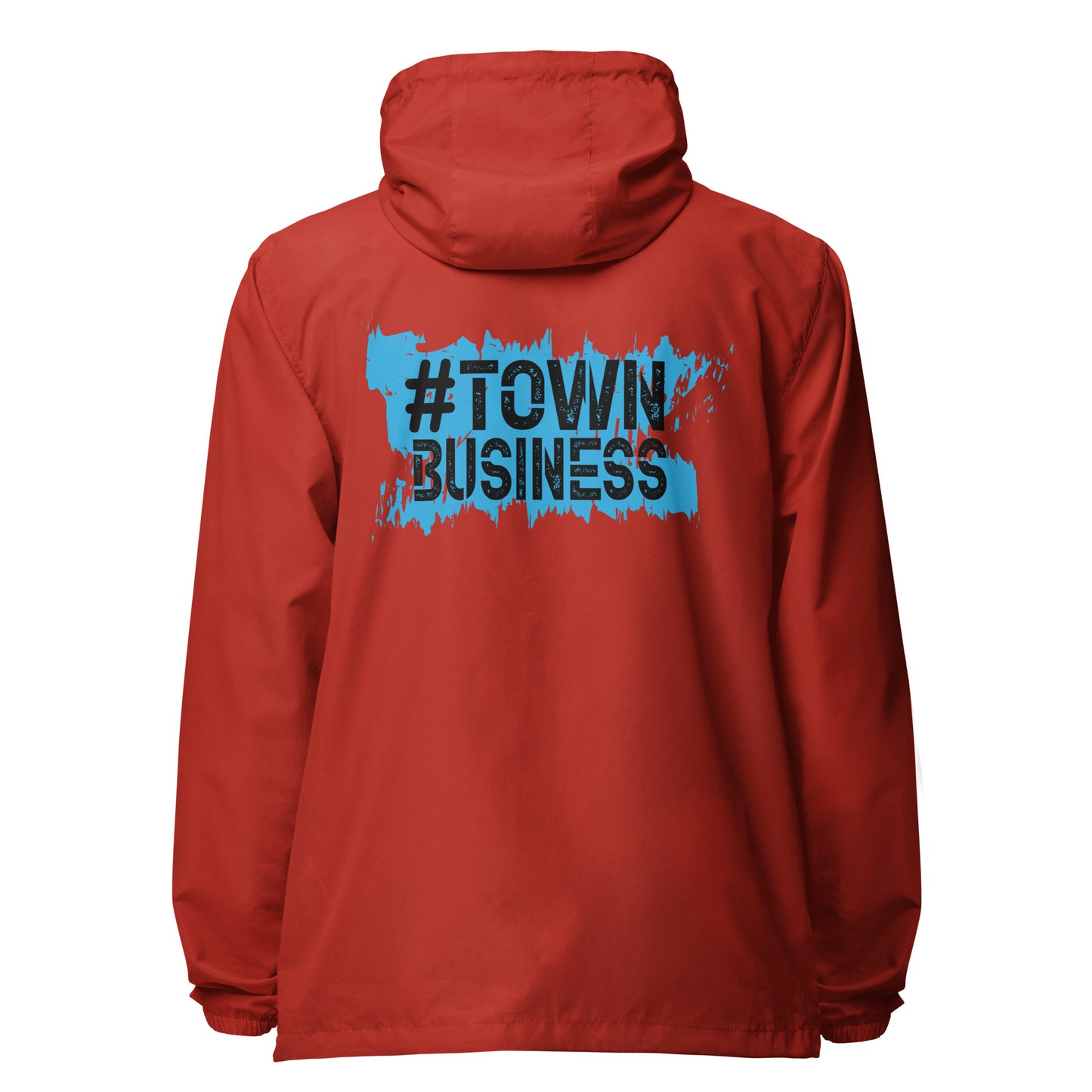 Town Business Signature lightweight zip up windbreaker