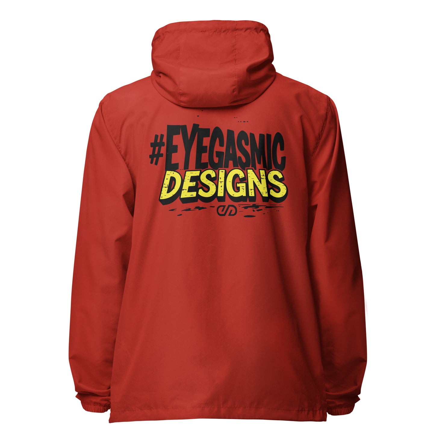 Eyegasmic Designs Signature lightweight zip up windbreaker