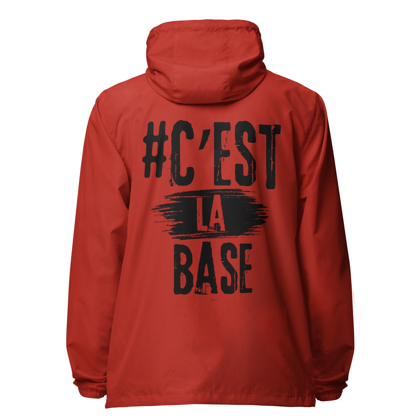 Cest La Base Signature lightweight zip up windbreaker
