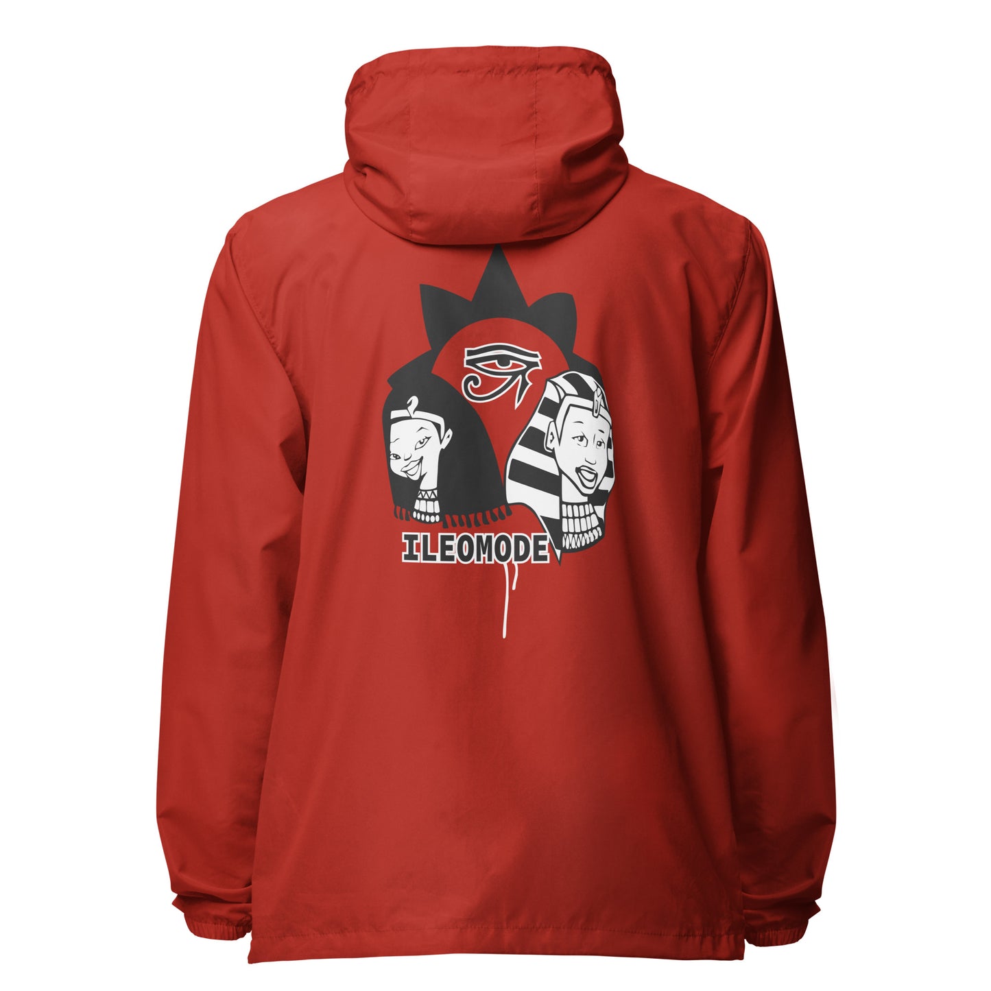 IleOmode Eye lightweight zip up windbreaker