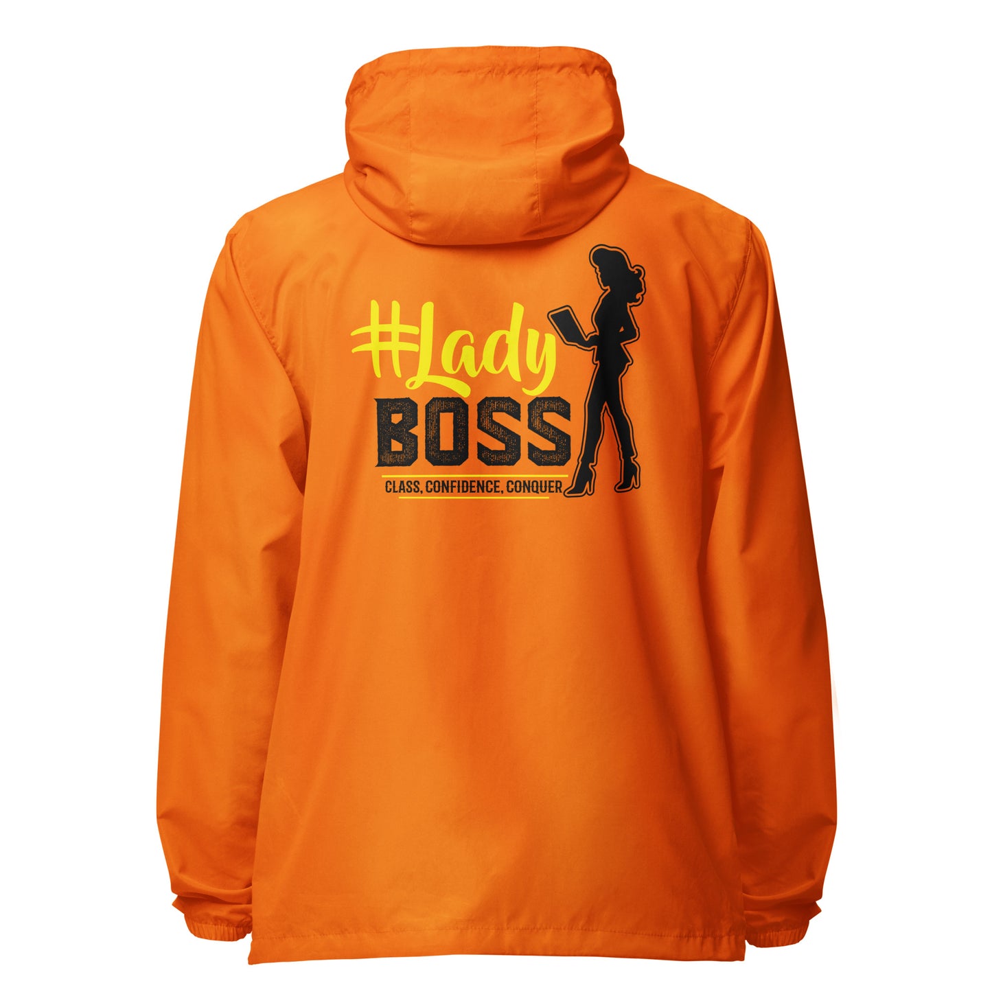 Lady Boss Signature lightweight zip up windbreaker