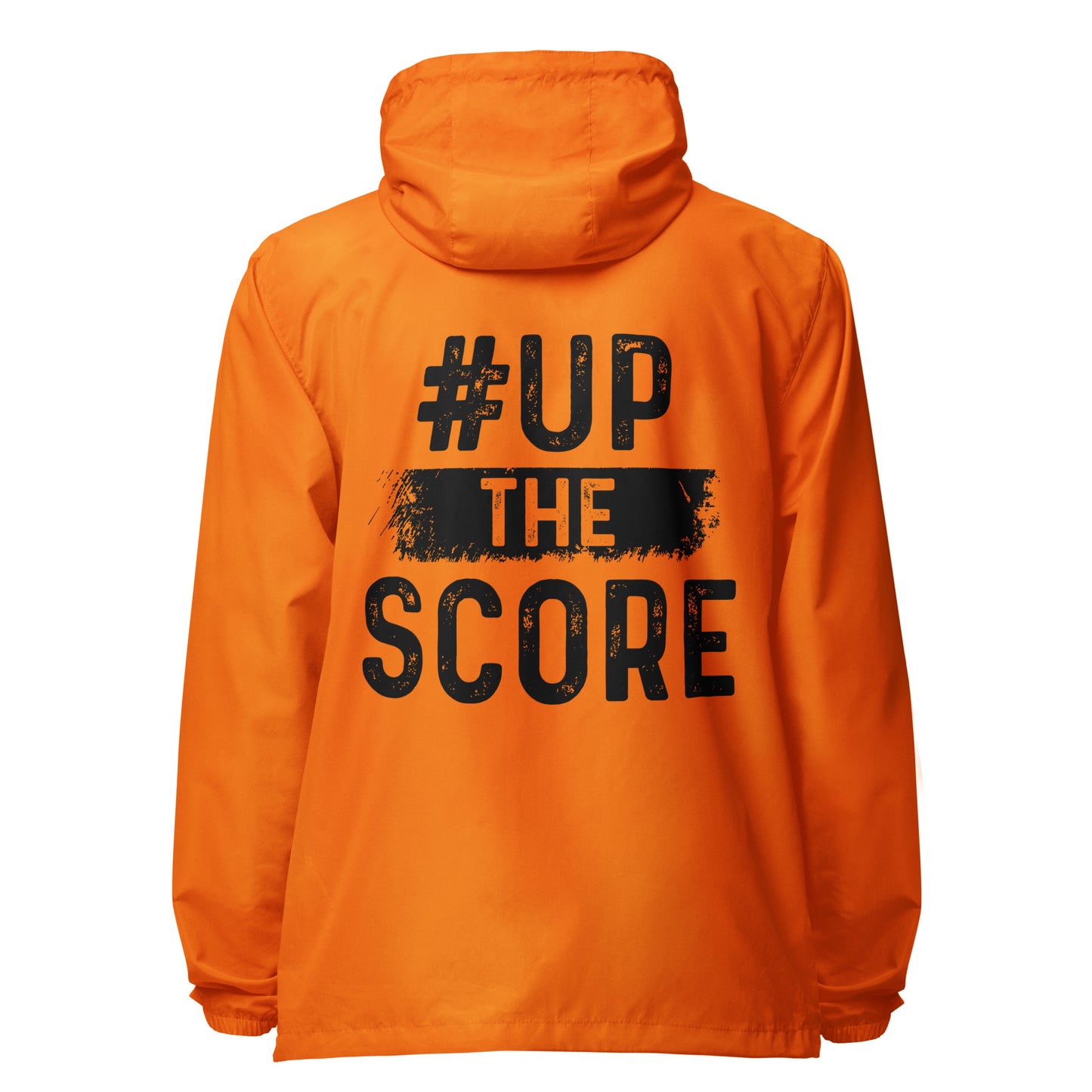 Up the Score Signature lightweight zip up windbreaker