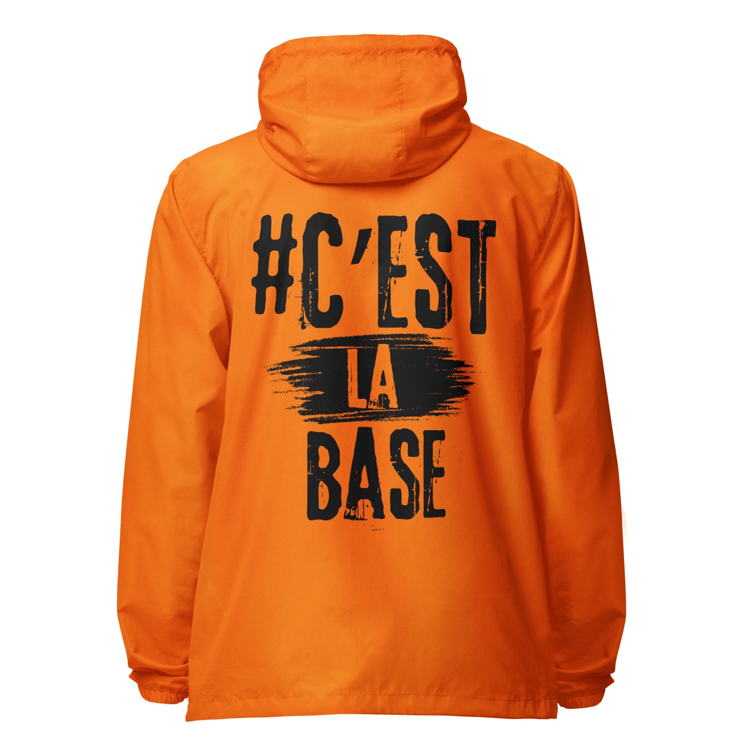 Cest La Base Signature lightweight zip up windbreaker