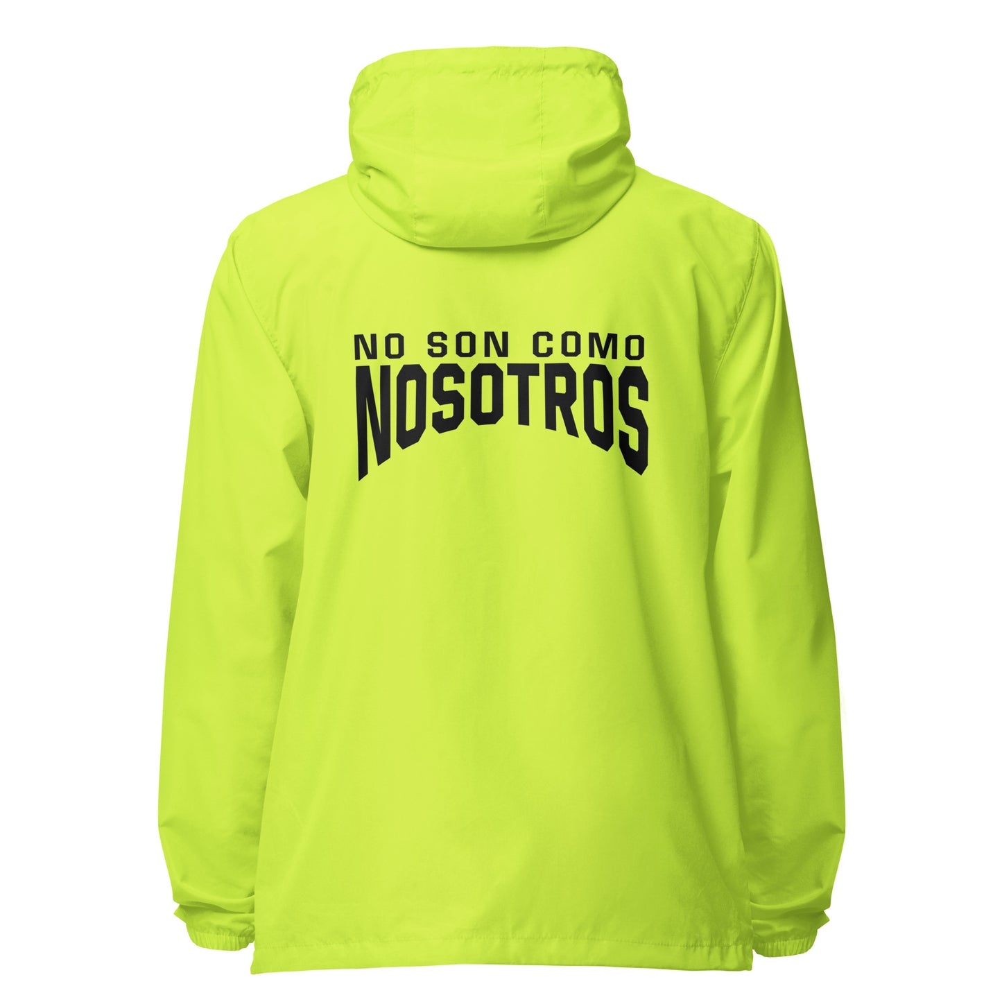Non Son Como Nosotros Unisex lightweight zip up windbreaker
