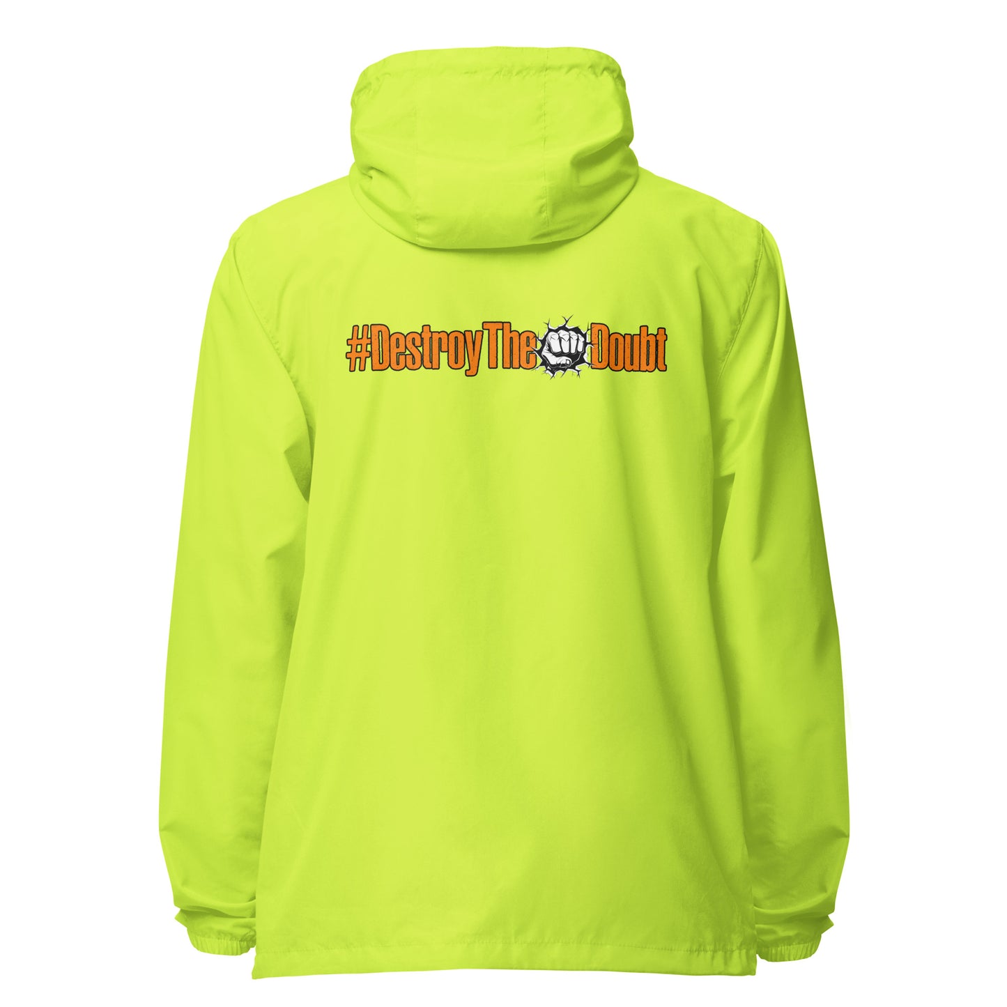 Destroy The Doubt Signature lightweight zip up windbreaker
