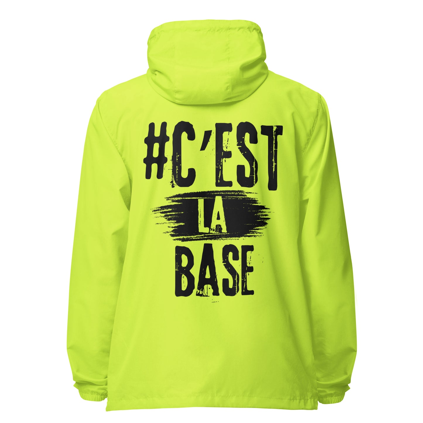 Cest La Base Signature lightweight zip up windbreaker