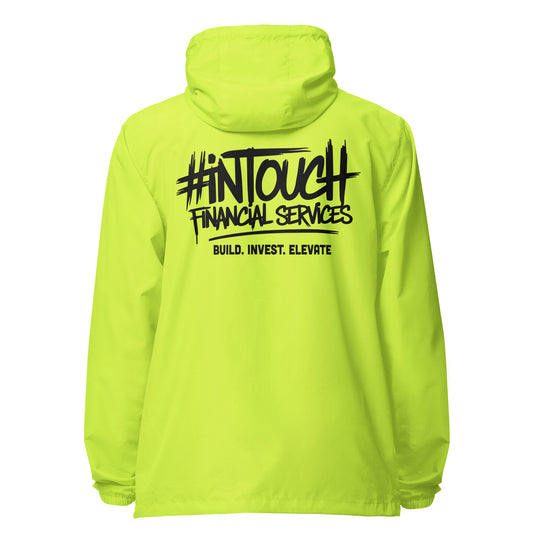 Intouch FInancial Signature lightweight zip up windbreaker