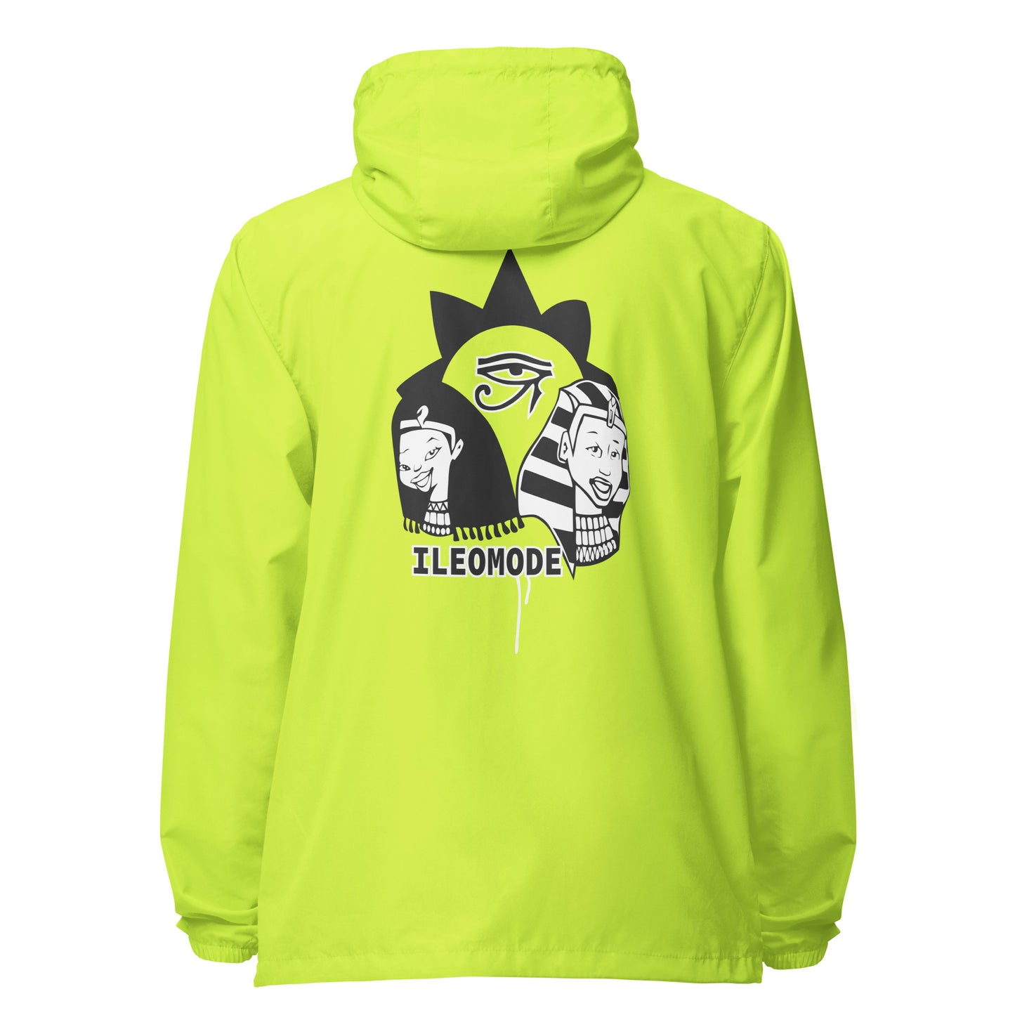 IleOmode Eye lightweight zip up windbreaker