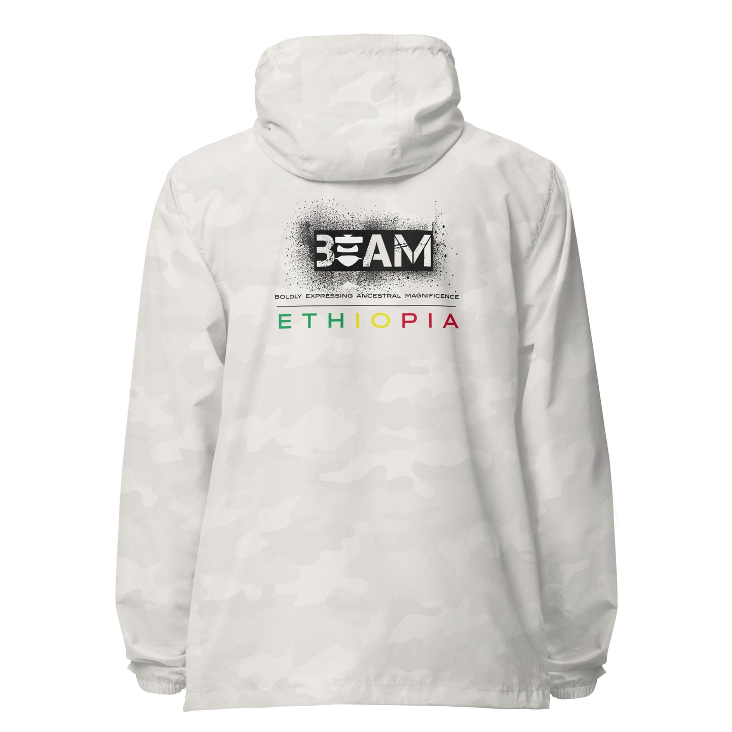 Beam Ethiopia Signature Unisex lightweight zip up windbreaker