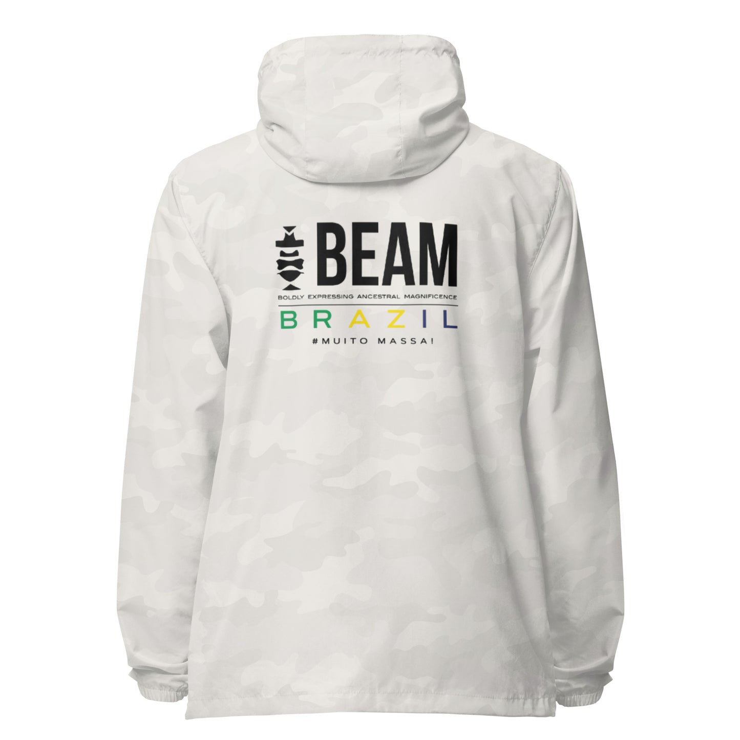 Beam Brazil Unisex lightweight zip up windbreaker