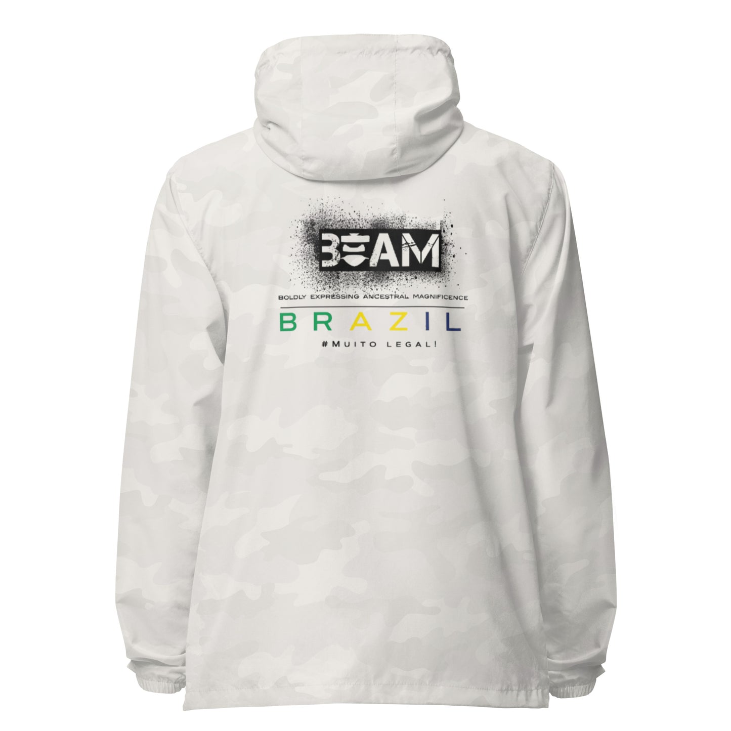 Beam Brazil Signature Unisex lightweight zip up windbreaker