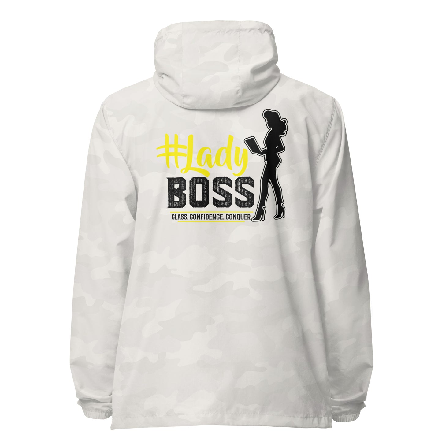 Lady Boss Signature lightweight zip up windbreaker
