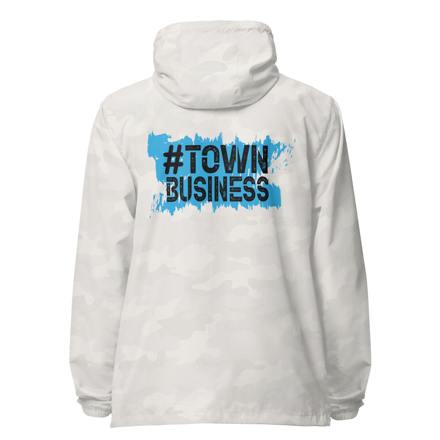 Town Business Signature lightweight zip up windbreaker