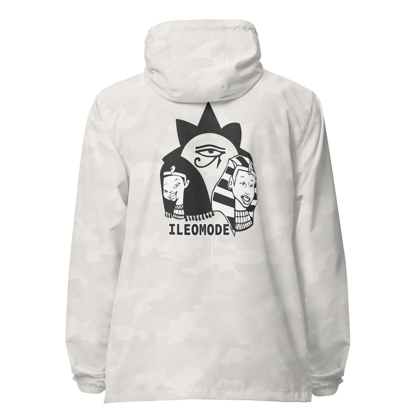 IleOmode Eye lightweight zip up windbreaker