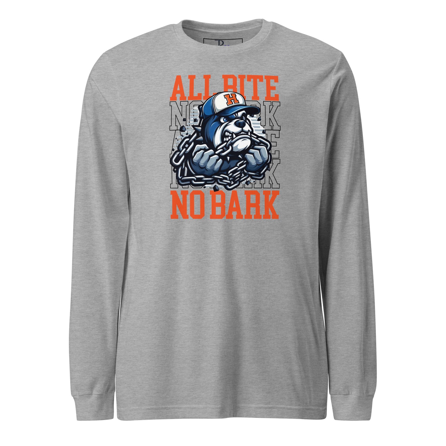 All Bite No Bark long sleeve tee