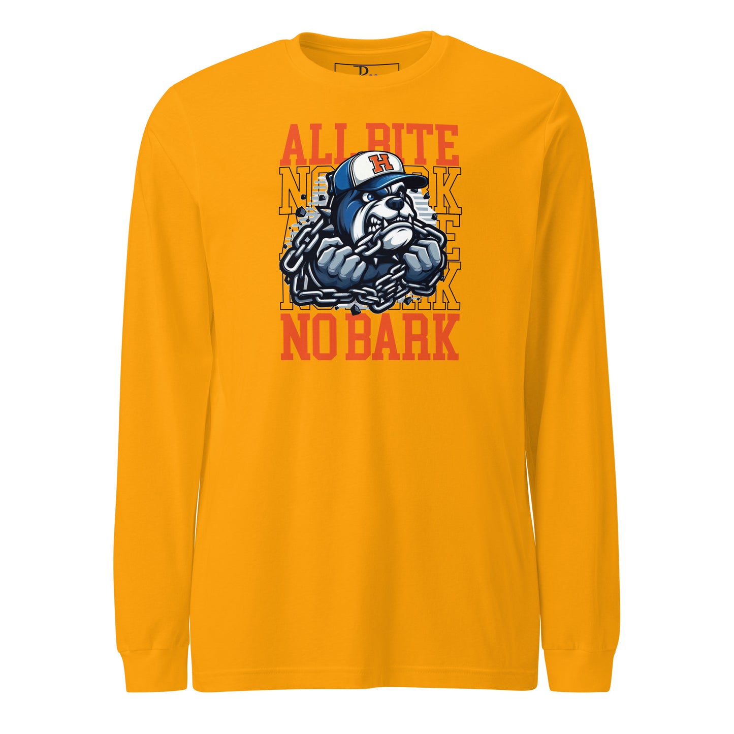 All Bite No Bark long sleeve tee