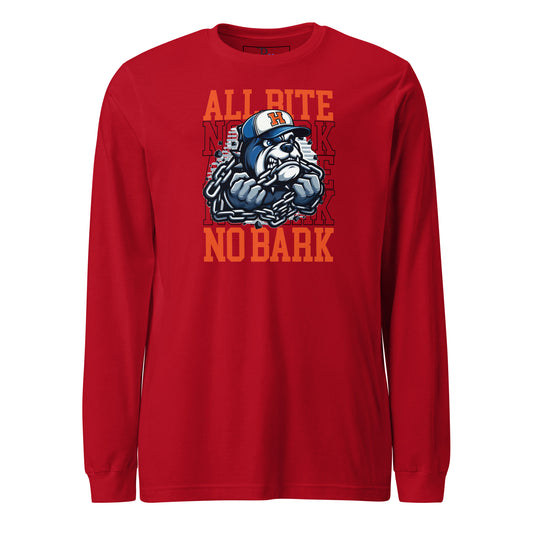 All Bite No Bark long sleeve tee