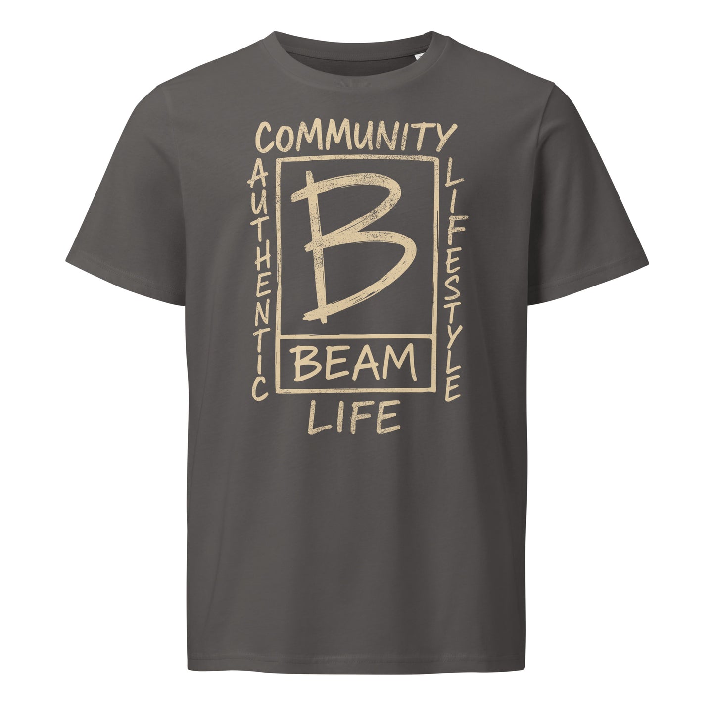Community Authentic Lifestyle – Beam Life Bold Graphic Design for Urban Culture & Streetwear Unisex organic mid-light t-shirt
