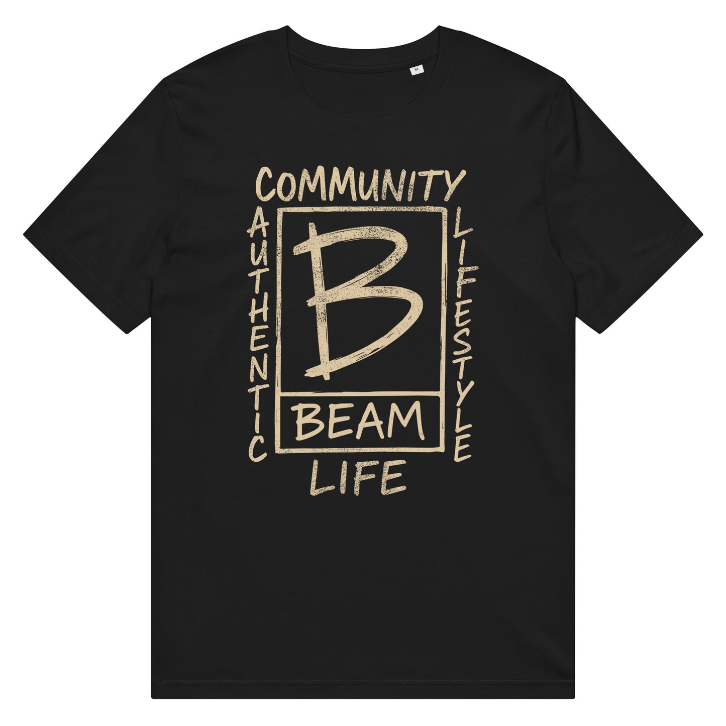 Community Authentic Lifestyle – Beam Life Bold Graphic Design for Urban Culture & Streetwear Unisex organic mid-light t-shirt
