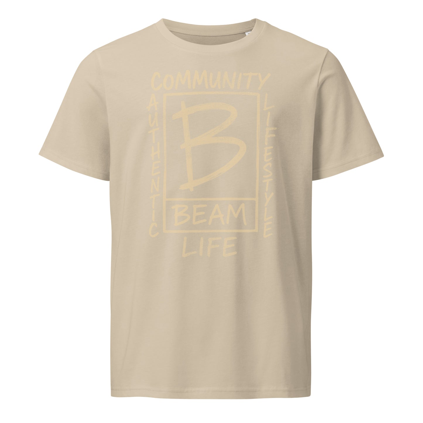 Community Authentic Lifestyle – Beam Life Bold Graphic Design for Urban Culture & Streetwear Unisex organic mid-light t-shirt