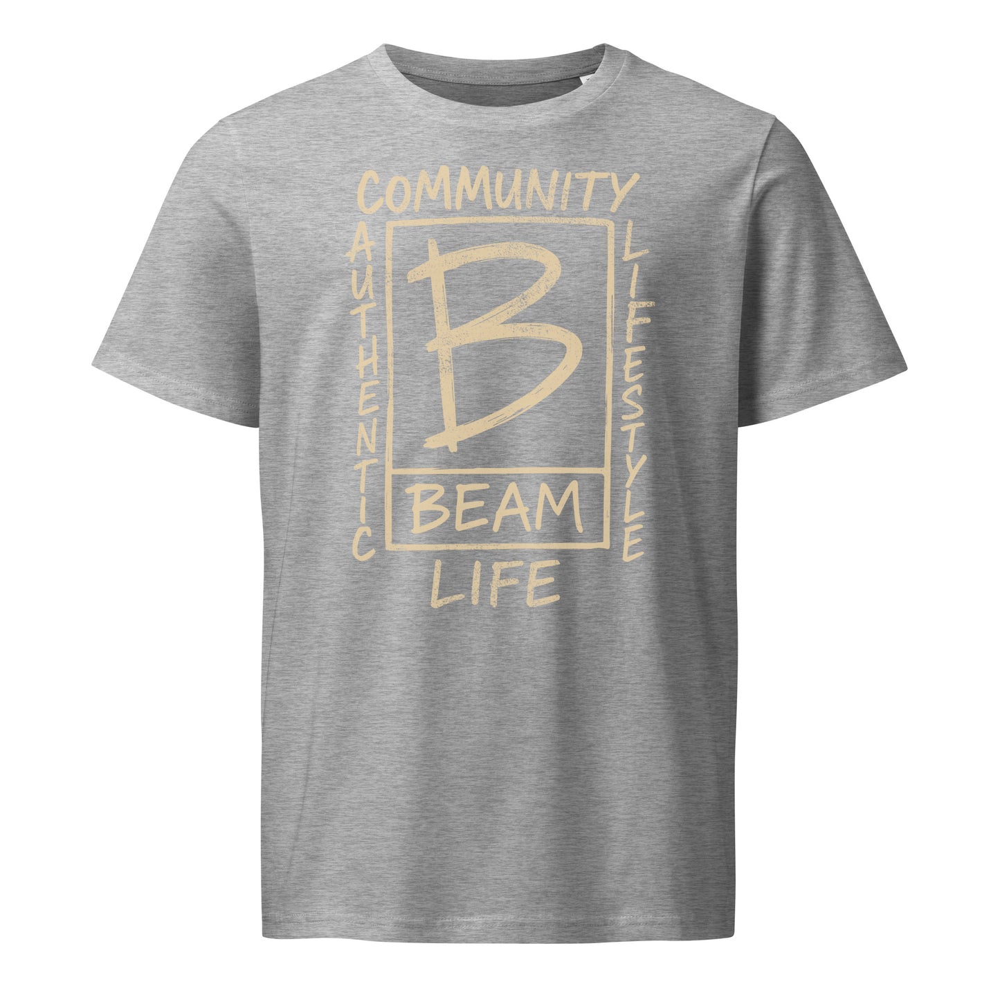 Community Authentic Lifestyle – Beam Life Bold Graphic Design for Urban Culture & Streetwear Unisex organic mid-light t-shirt