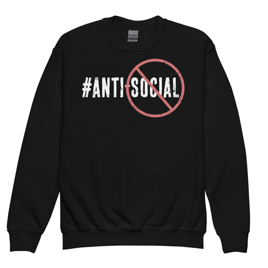 Anti Social KIds Youth crewneck sweatshirt