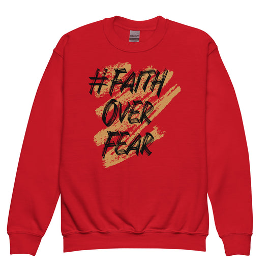 Faith Over Fear Signature Kids sweatshirt