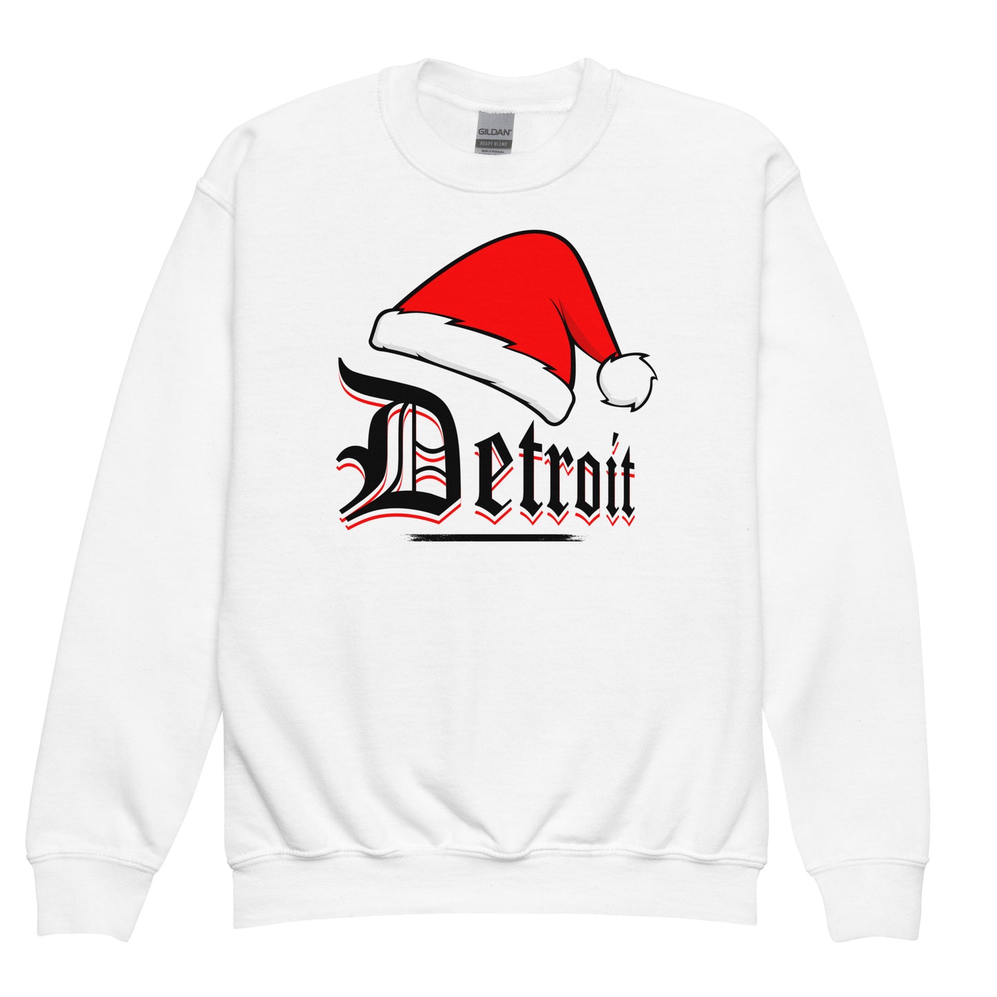 Detroit kids Youth crewneck sweatshirt