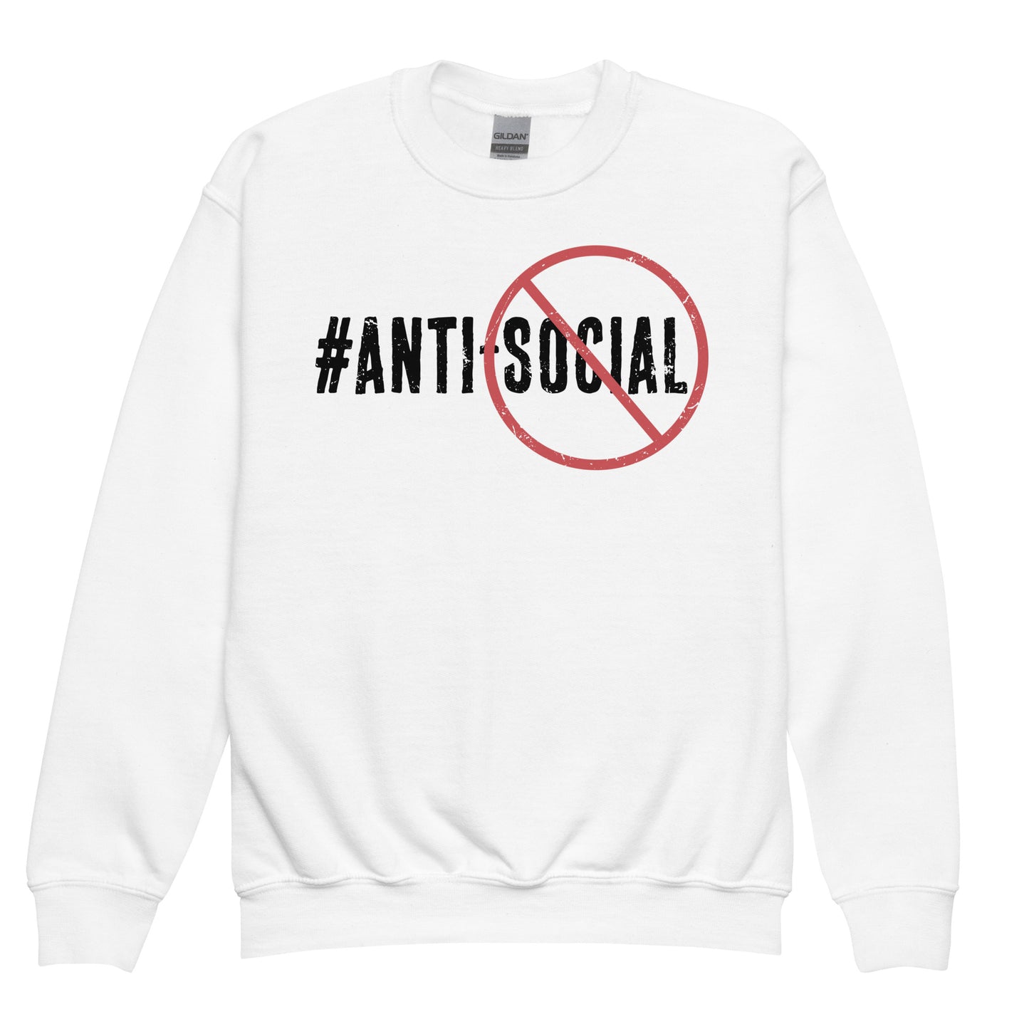 Anti Social Signature Kids Youth crewneck sweatshirt