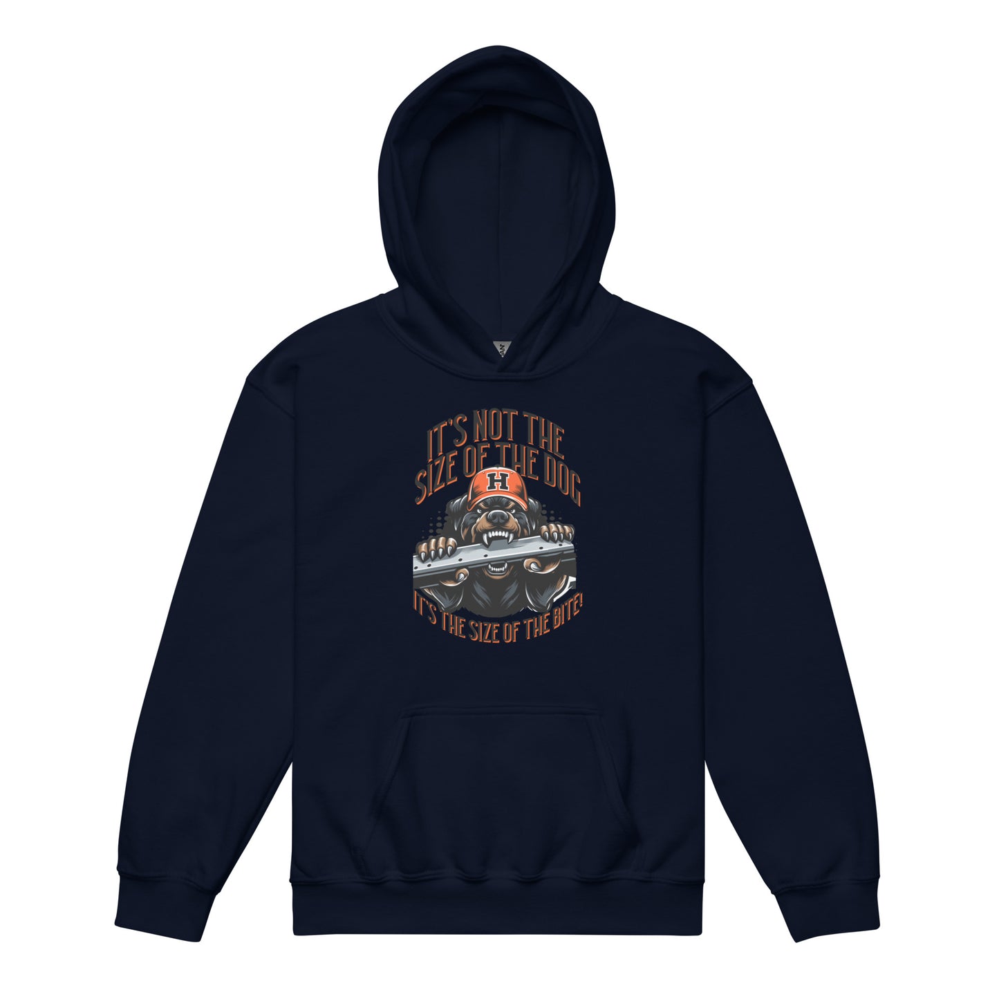 Size of the Dog kid Hoodie