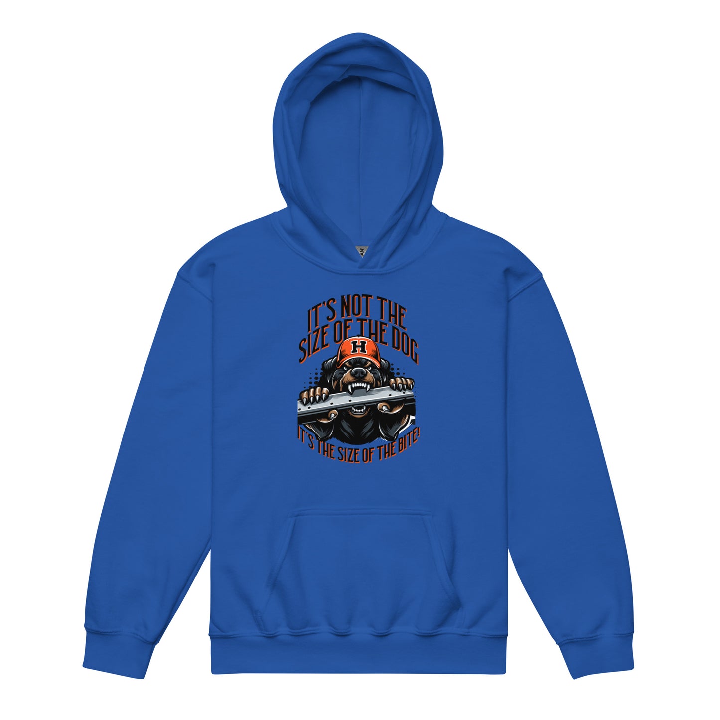 Size of the Dog kid Hoodie