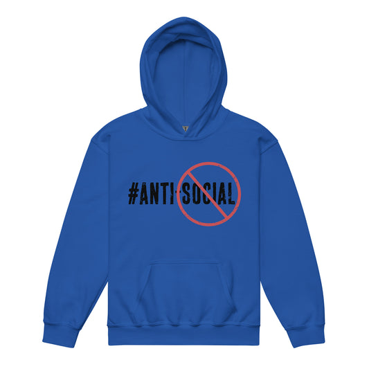 Anti Social Signature Kids Youth heavy blend hoodie