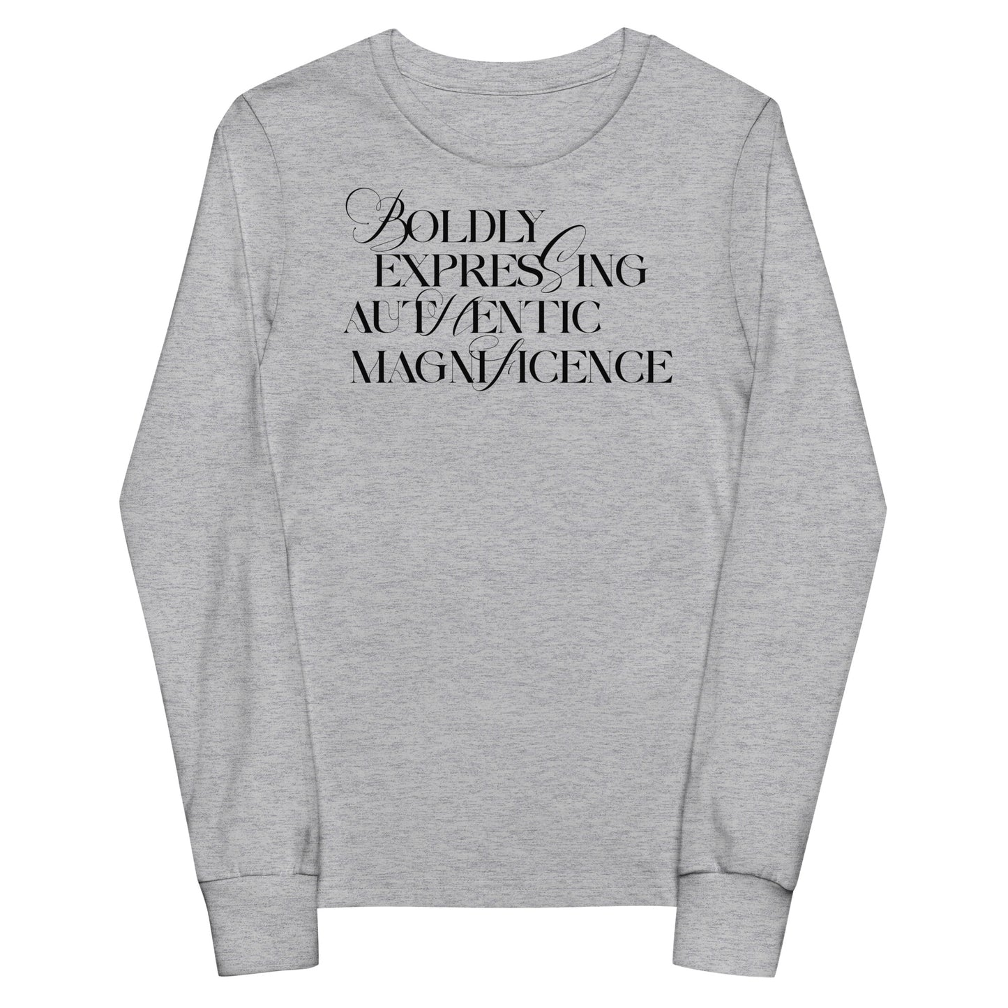 Boldly Expressing Kids Long Sleeve Tee