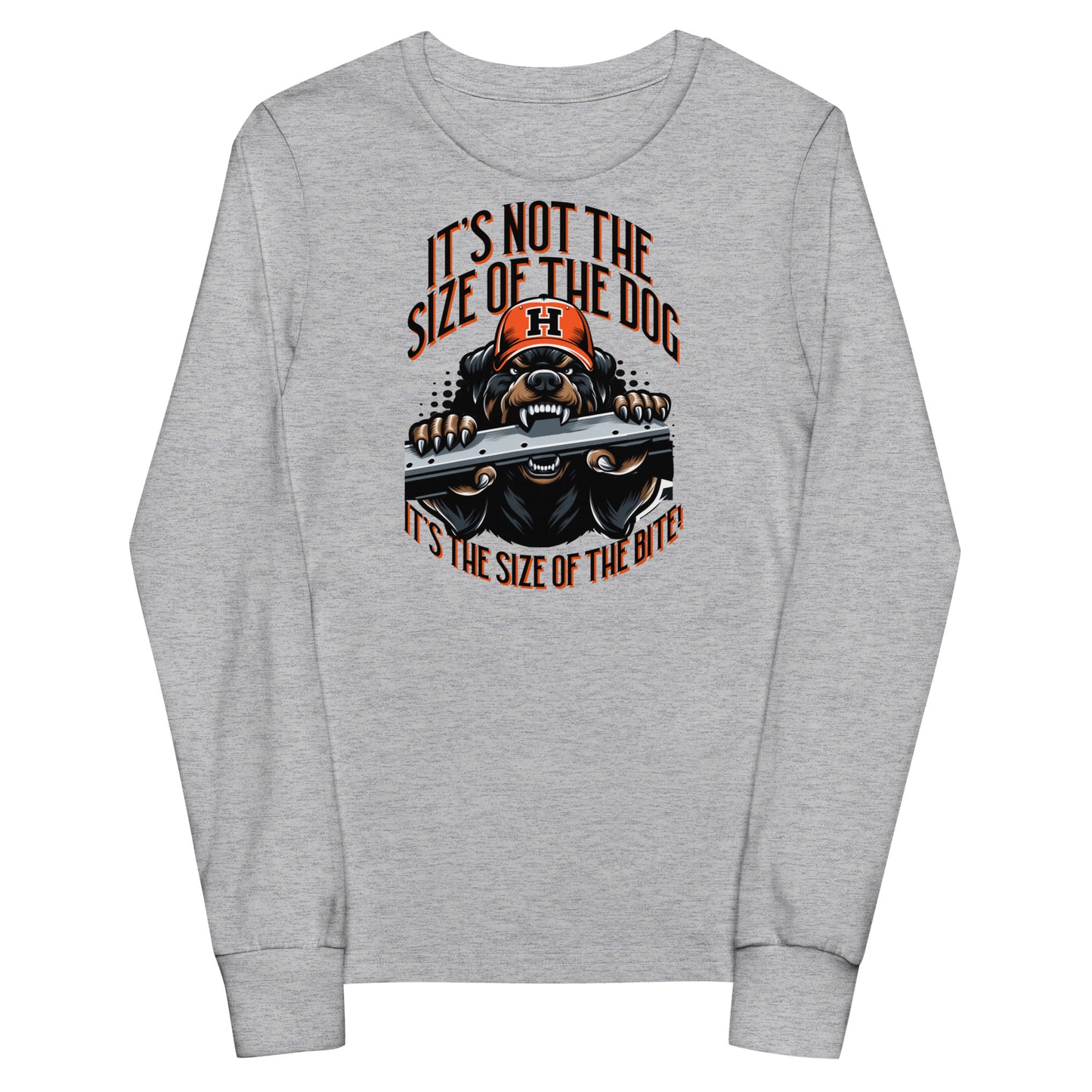 Size of the Dog Kids Long Sleeve Tee