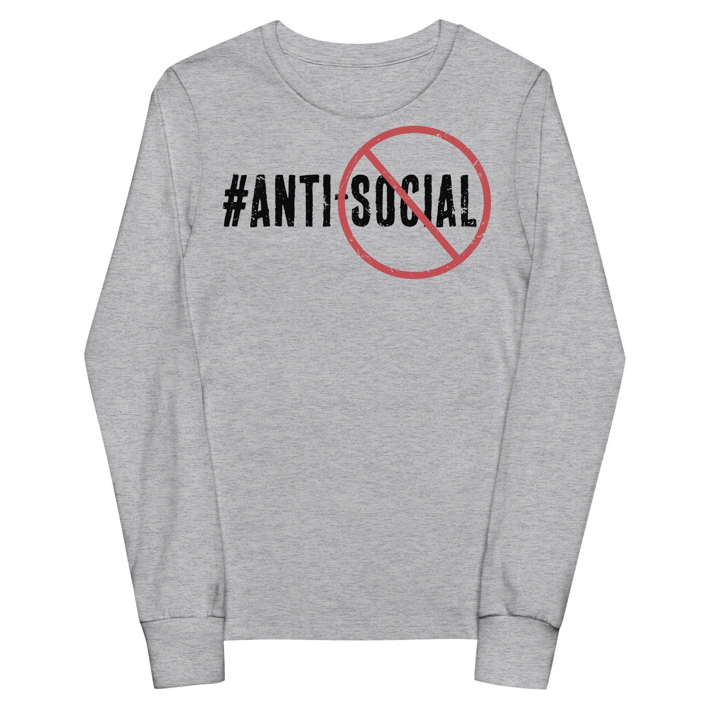 Anti Social Signature Kids Youth long sleeve tee