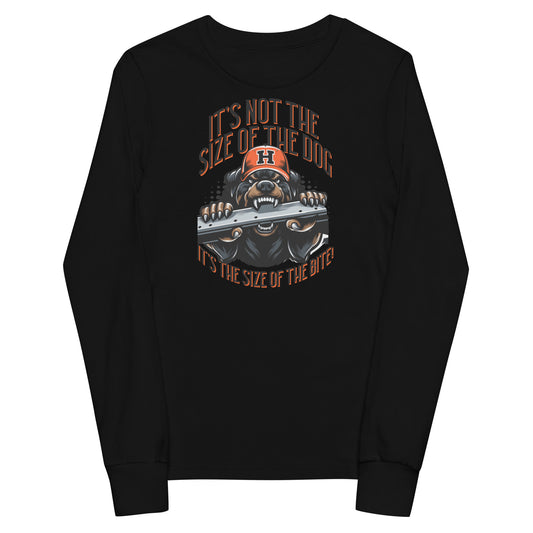 Size of the Dog Kids Long Sleeve Tee