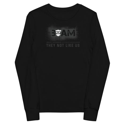 Beam They Not Like Us Kids Long Sleeve Tee