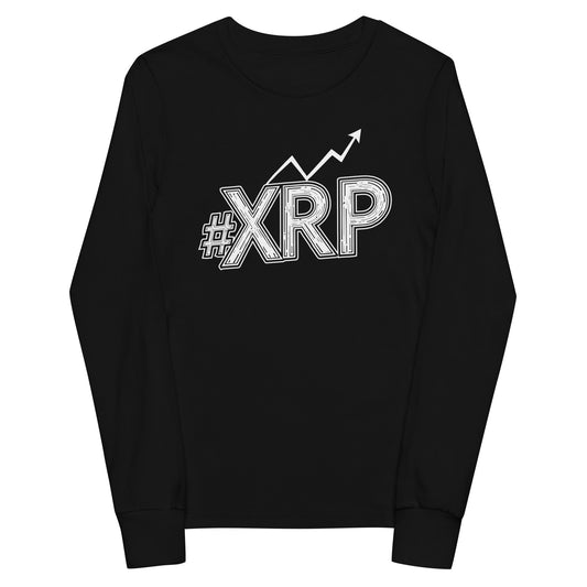 #XRP Line Graph Kids long sleeve tee