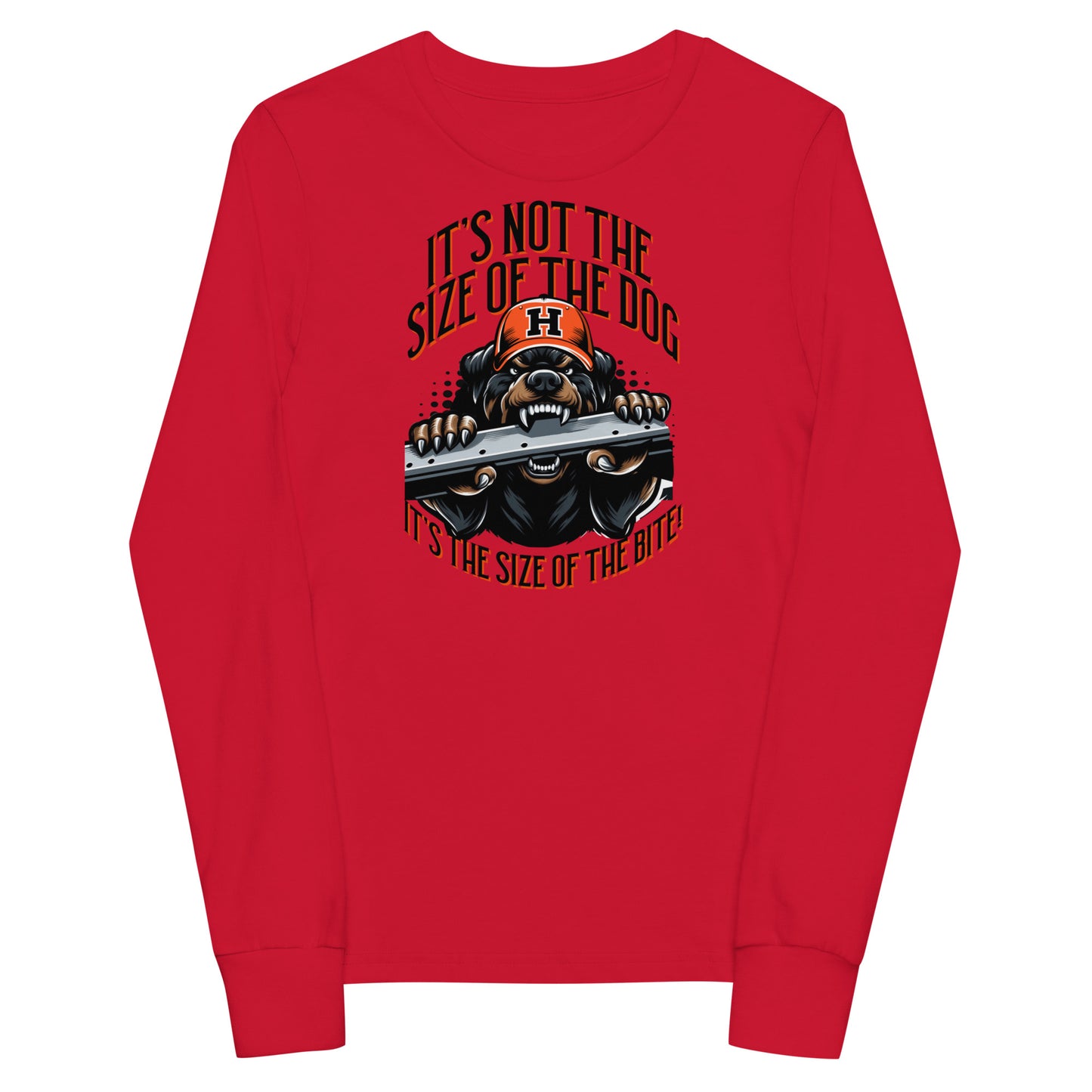 Size of the Dog Kids Long Sleeve Tee